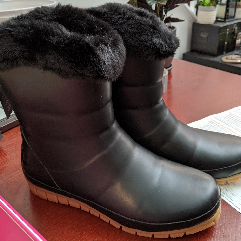Joules Black Winter & Rain Boots